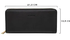Hirvennahkainen Clutch, Musta/Hopea><noscript><img width=