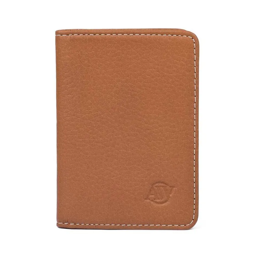 Hirvennahkainen Lompakko Rfid, Konjakki>Aarni Clearance