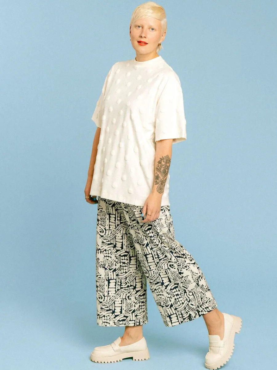 Alessia Culottes Housut, Atrium Navy>Aarre Clearance