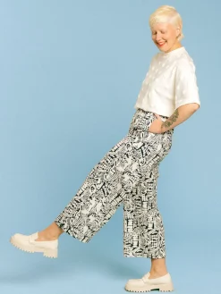 Alessia Culottes Housut, Atrium Navy><noscript><img width=