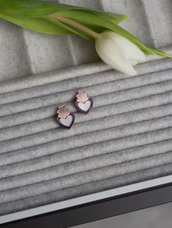 Hearts Nappikorvakorut, Violetti>Butoni Discount