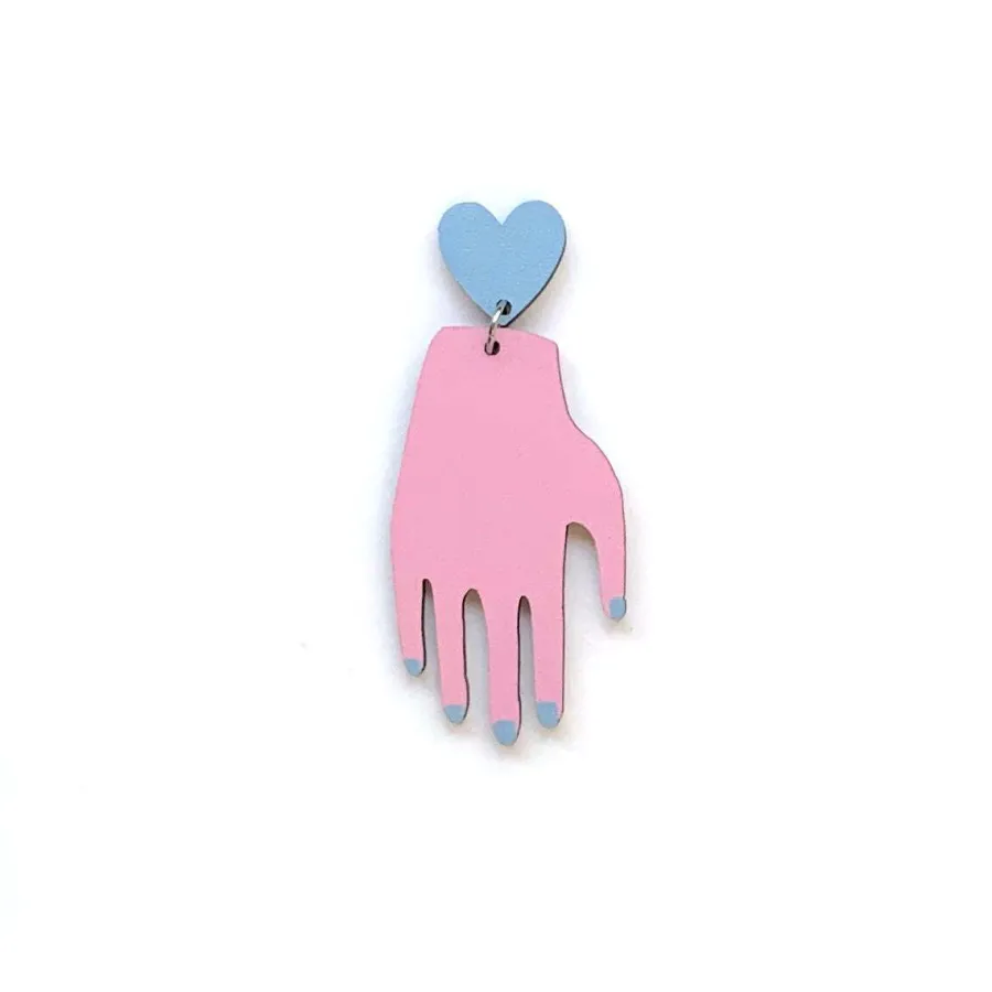 Hand Heart Nappikorvakorut>Crazy Granny Designs Best Sale