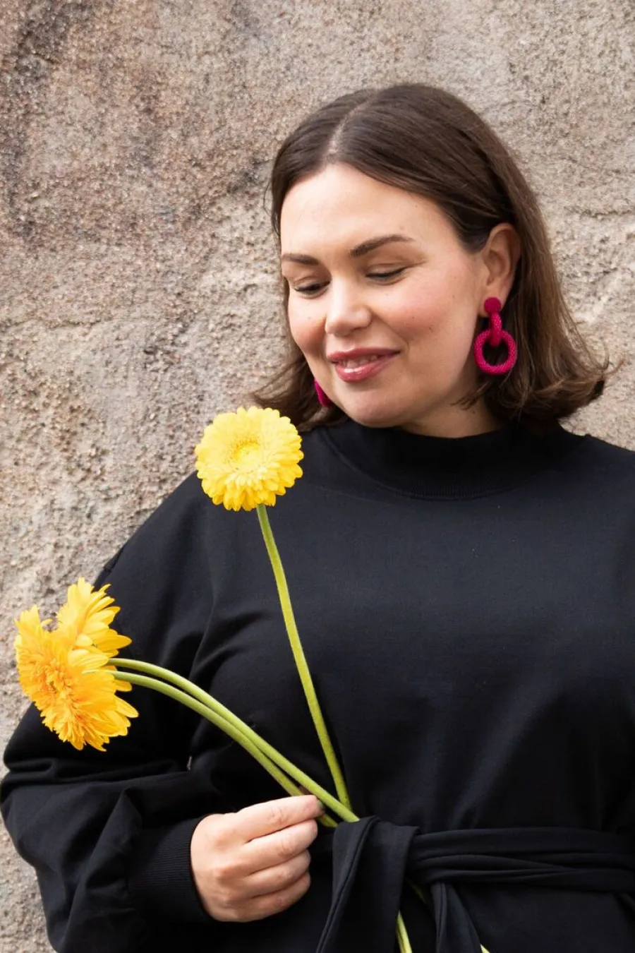 Belted Collegemekko, Musta>Kaiko Best Sale