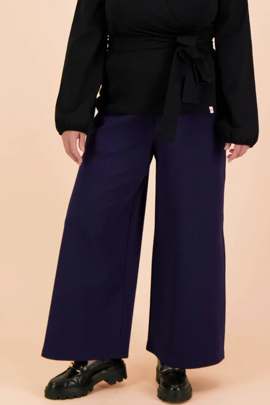 Everyday Culottes-Housut, Tummansininen>Kaiko Cheap