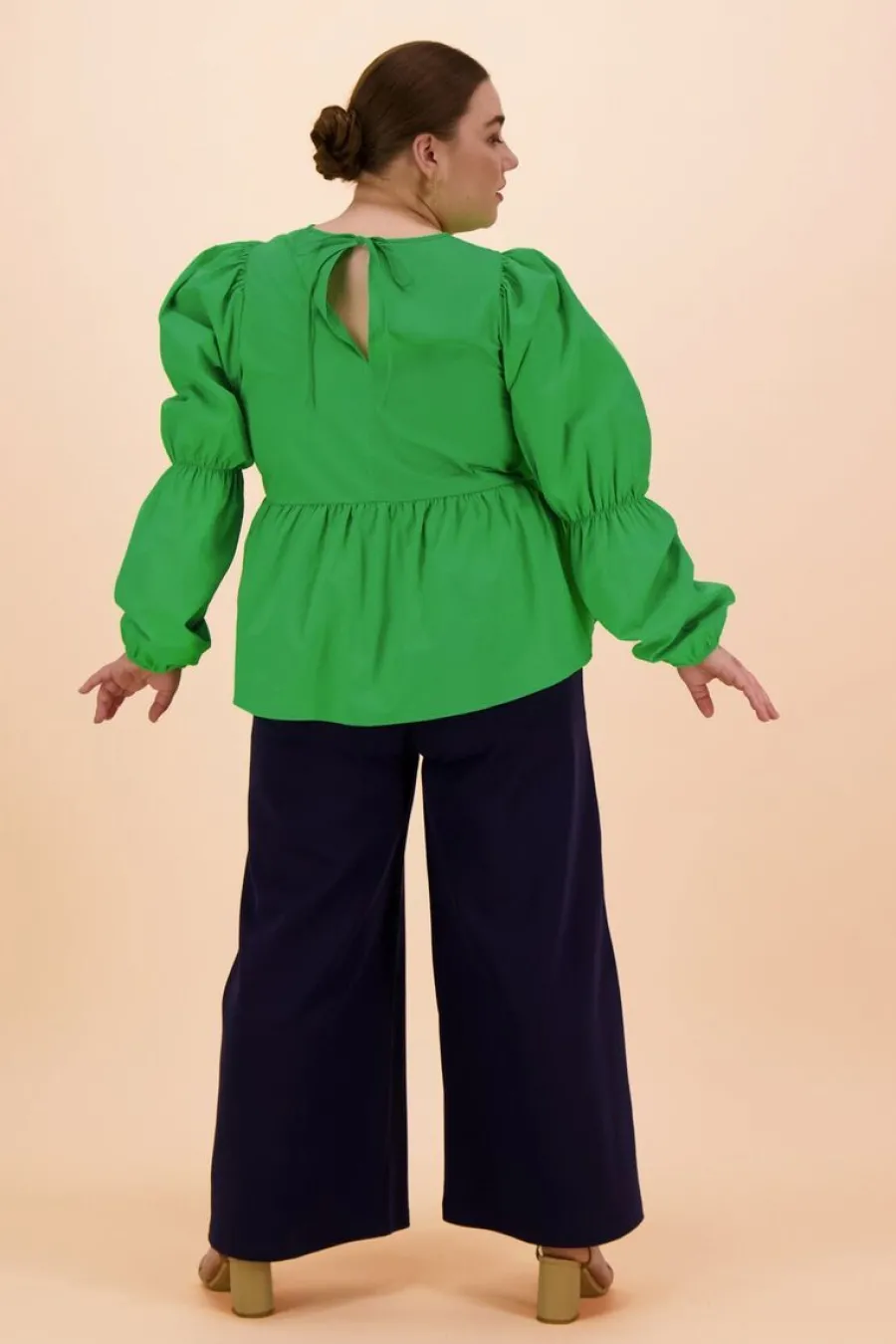 Everyday Culottes-Housut, Tummansininen>Kaiko Cheap