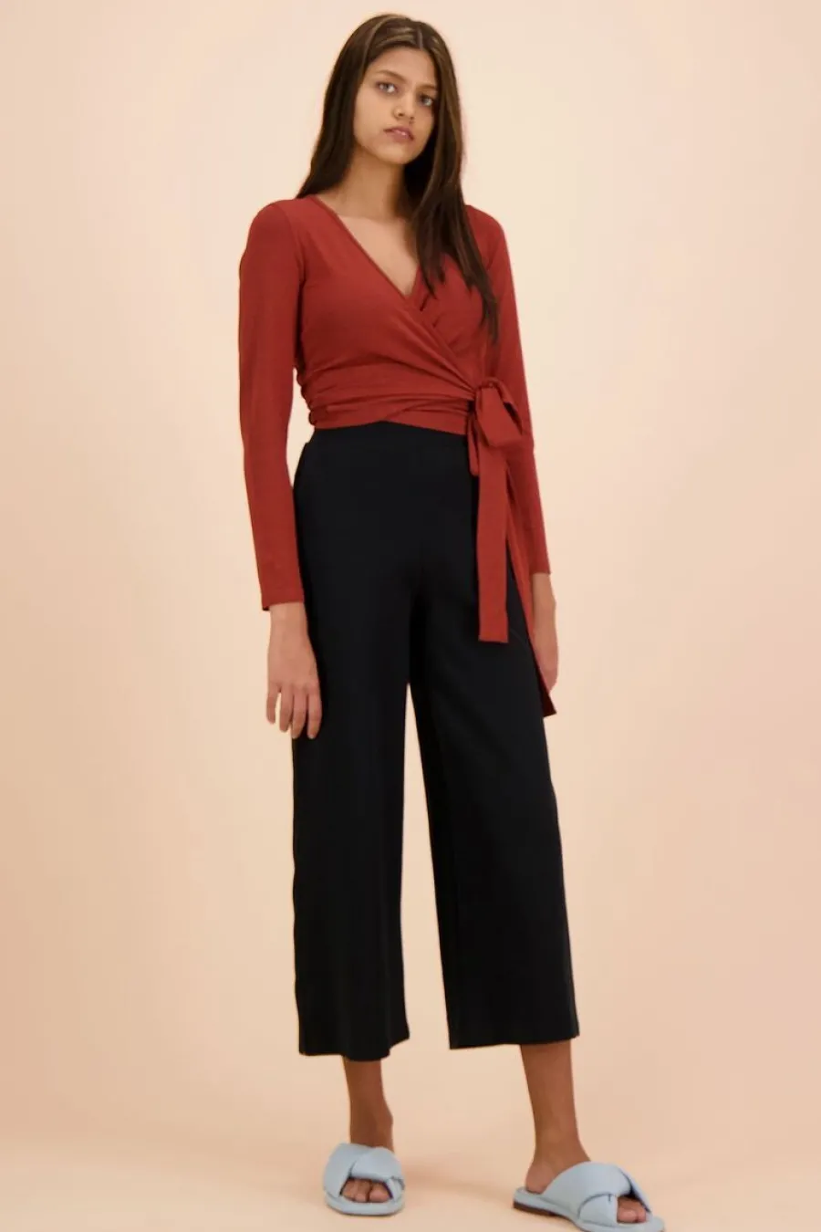 Everyday Culottes-Housut, Musta>Kaiko Store