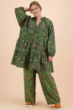 Flowy Housut, Green Meadow><noscript><img width=