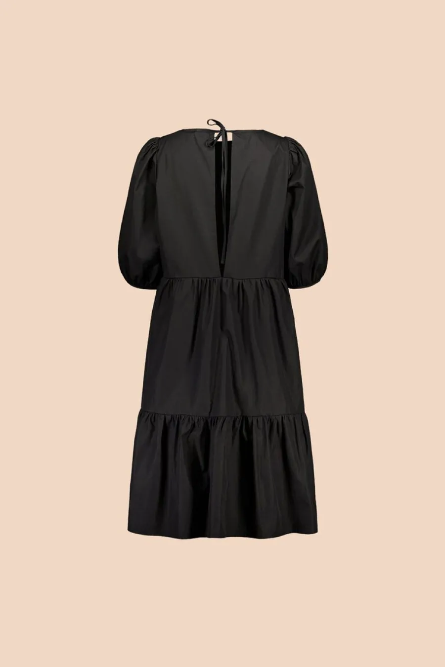 Tiered Mini Mekko, Musta>Kaiko Fashion
