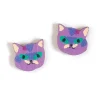 Kissa Nappikorvakorut, Laventeli>Crazy Granny Designs Shop
