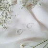 Lila Bubbel Hoop Korvakorut, Hopea>LiLa Design New