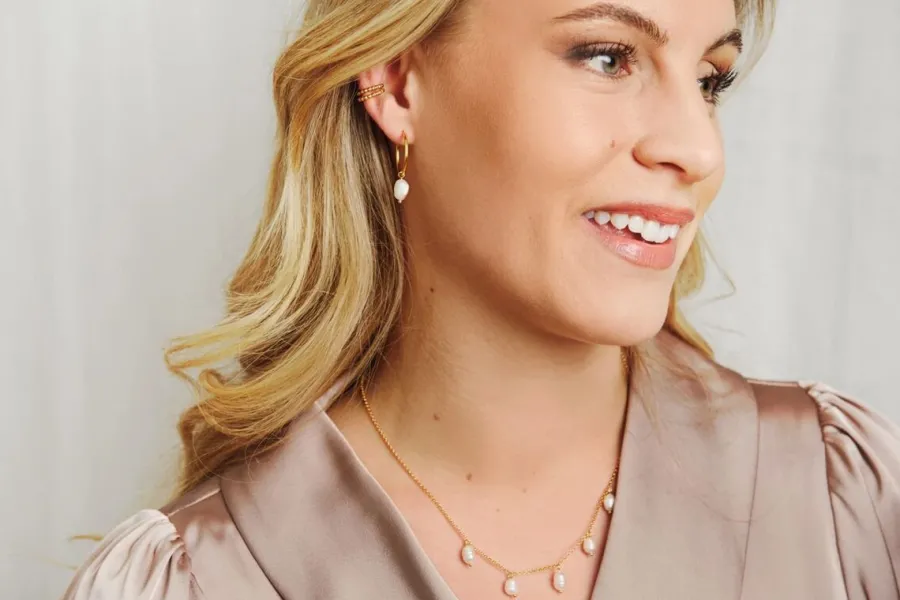 Lila Parla Hoop Korvakorut, Golden Hour>LiLa Design Hot