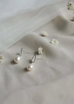 Lila Parla Midi Korvakorut, Hopea><noscript><img width=