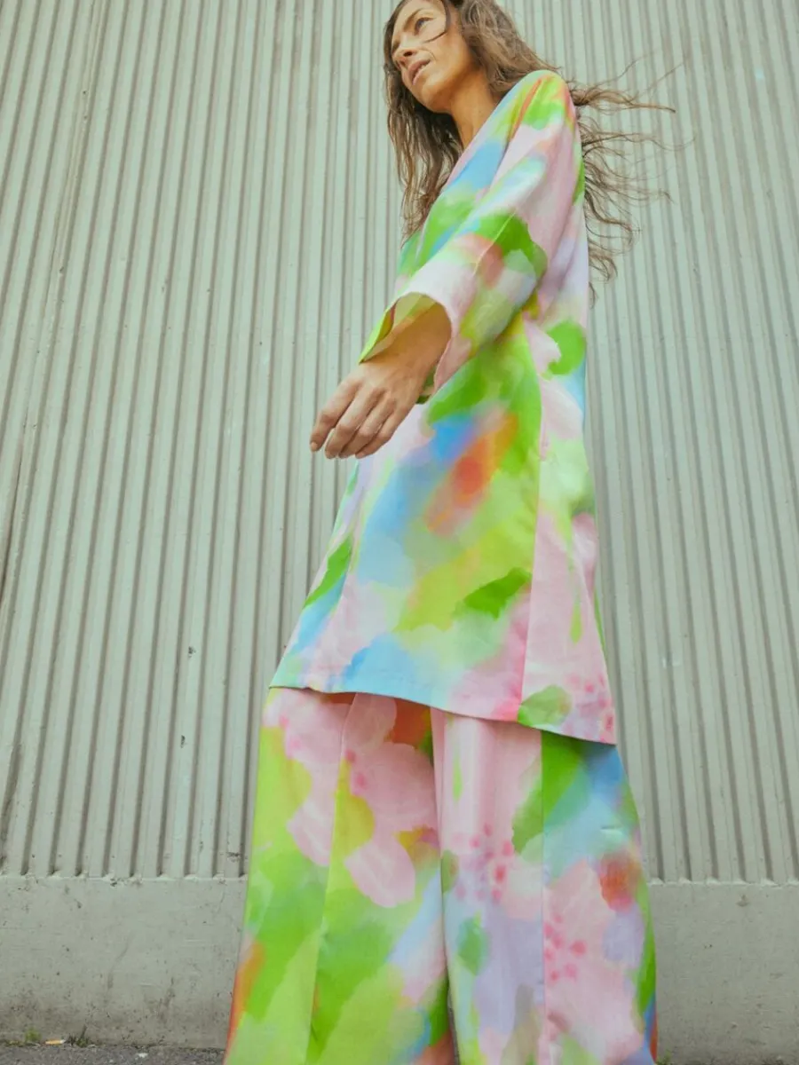 Pink Bloom Housut>Mainio Shop
