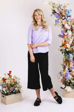 Culottes Pellavahousut, Musta>Nakoa Best Sale