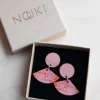 Pikku-Viuhka Korvakorut, Valokas Pinkki/Oranssi>Nouki Discount