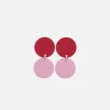 Dots Korvakorut No. 2, Juicy Red/Cherry Blossom>Papu Online