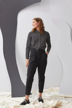 Dressy Housut, Musta>Papu Fashion