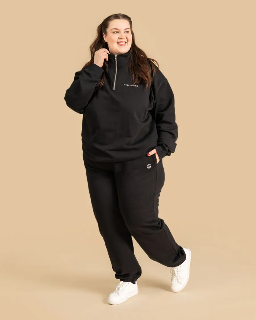 Riva Collegehousut, Musta>Riva Clothing Shop
