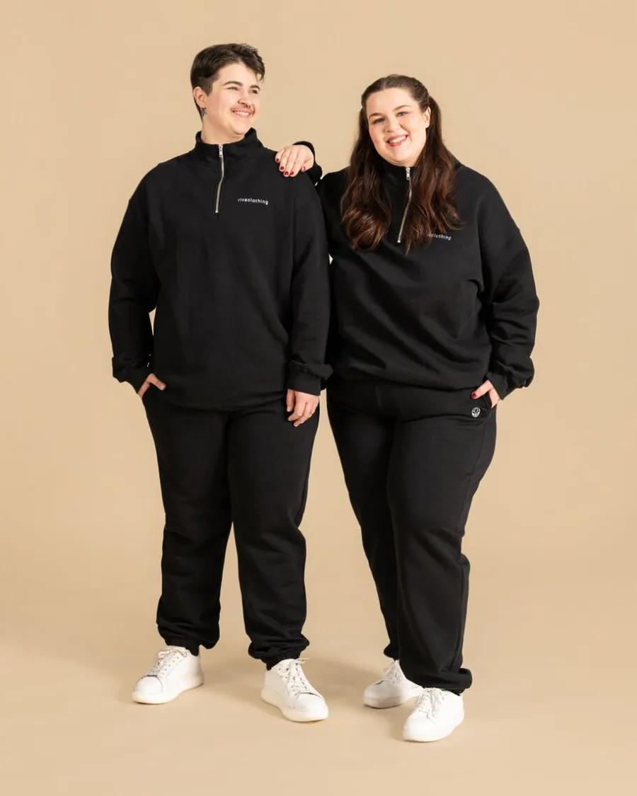 Riva Collegehousut, Musta>Riva Clothing Shop