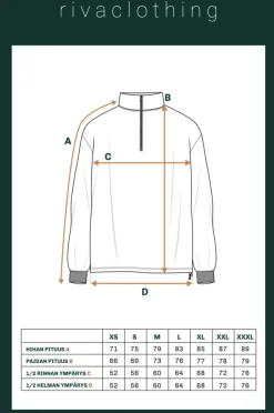 Riva Half Zip Paita, Tummanvihrea><noscript><img width=