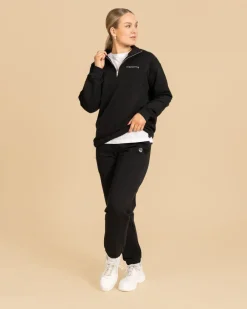 Riva Half-Zip Collegepaita, Musta><noscript><img width=