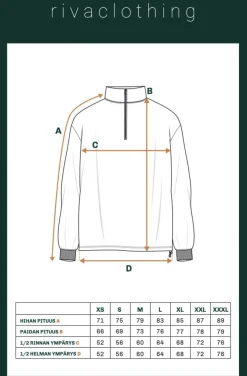 Riva Half-Zip Collegepaita, Musta><noscript><img width=