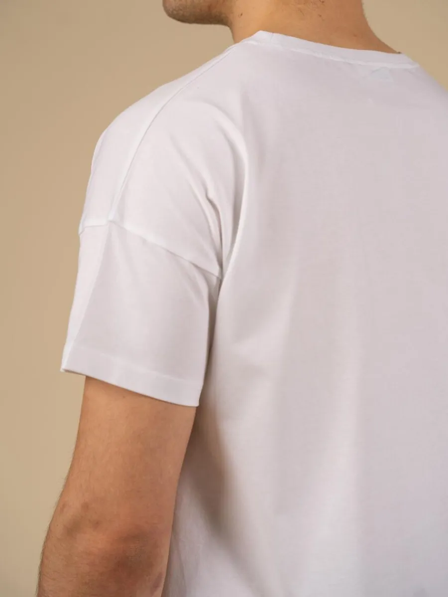 Riva Toive T-Paita, Pitka Valkoinen>Riva Clothing New