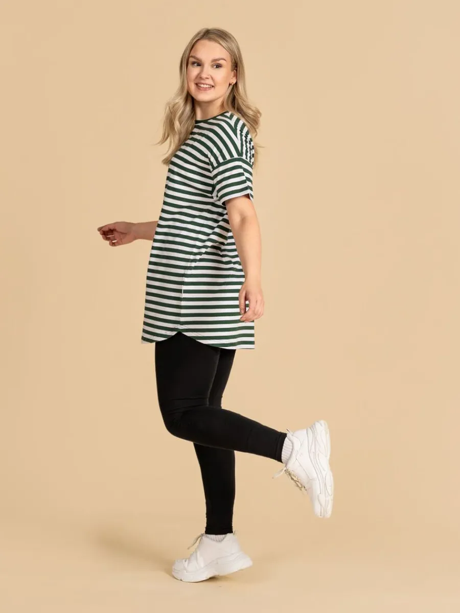 Riva Viiru T-Paita, Pitka>Riva Clothing Outlet