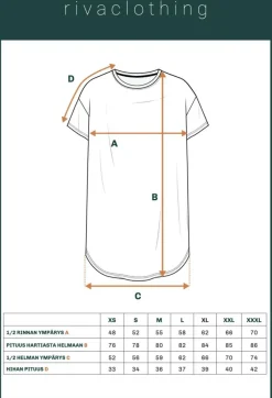 Riva Viiru T-Paita, Pitka><noscript><img width=