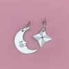 Star Moon Korvakorut, Hopea>Crazy Granny Designs Best