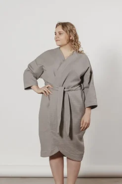 Tulppaani Vohvelikylpytakki, Harmaa>Puuvillatehdas Fashion