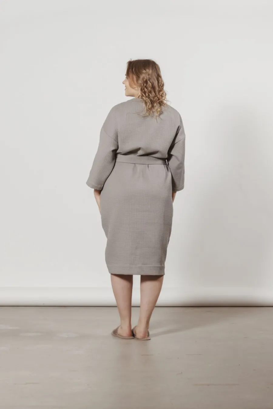 Tulppaani Vohvelikylpytakki, Harmaa>Puuvillatehdas Fashion